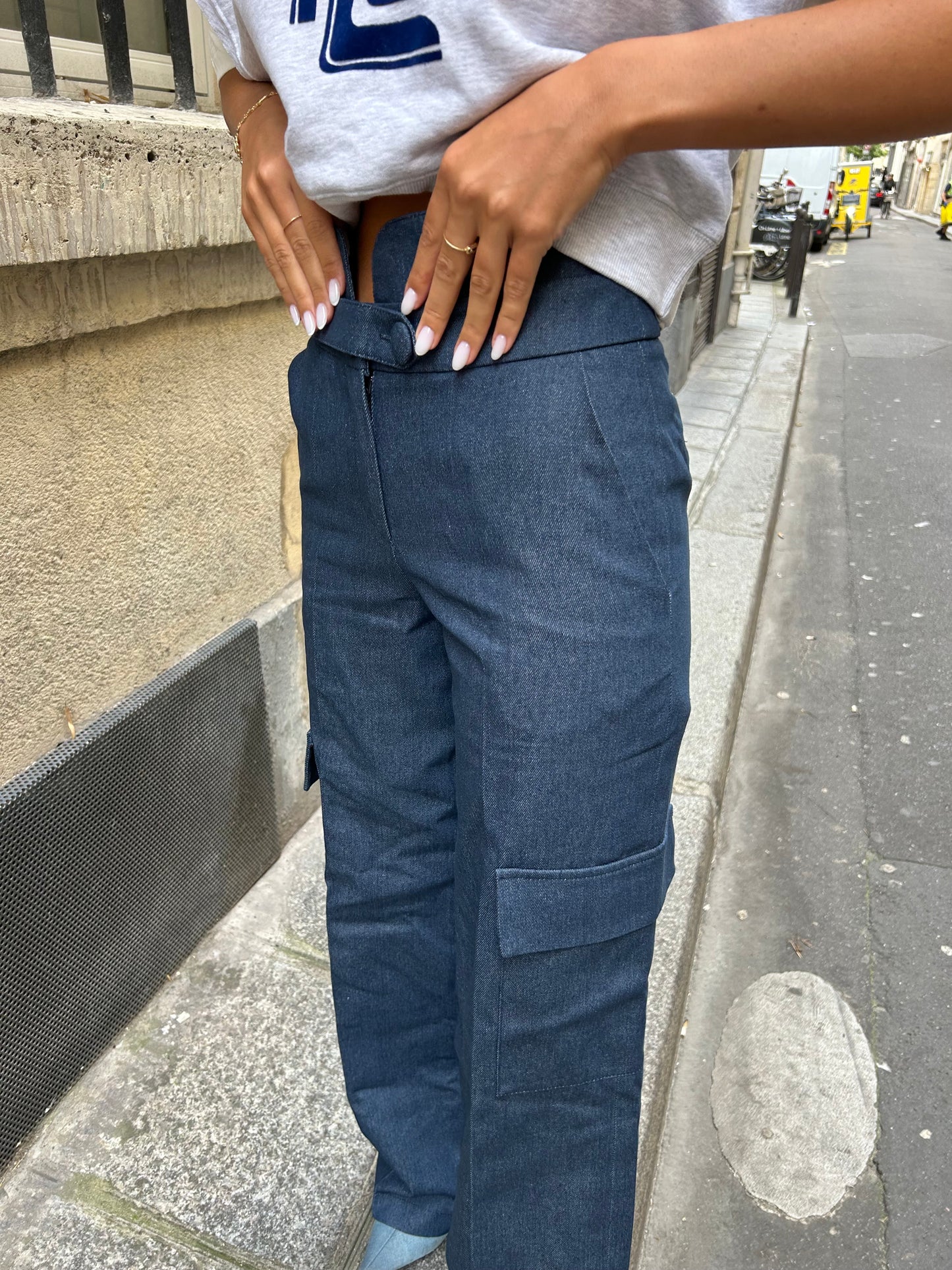 Pantalon BRAUNER Denim bleu